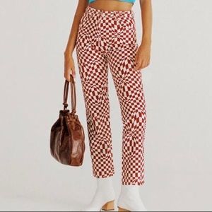 paloma wool psychedelic print pant size 36